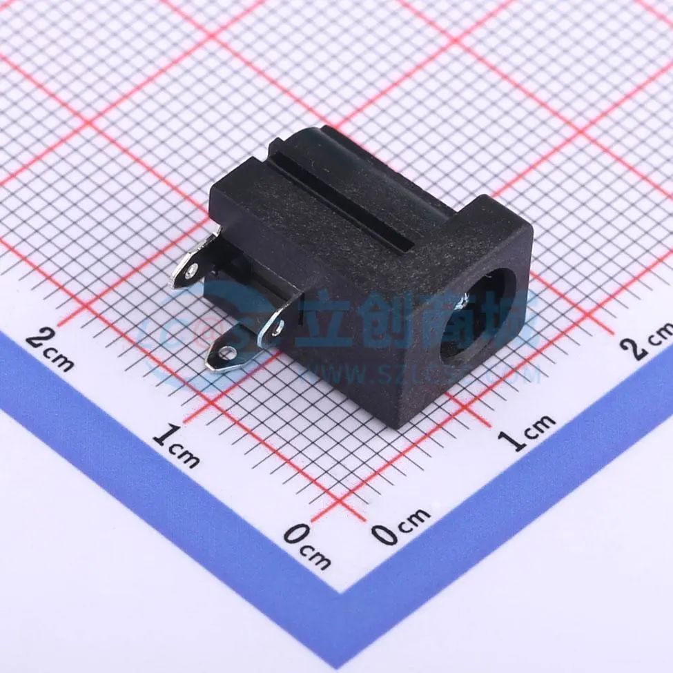 全新DC-005H-D025插件 DC电源连接器弯插5.8mm可开票