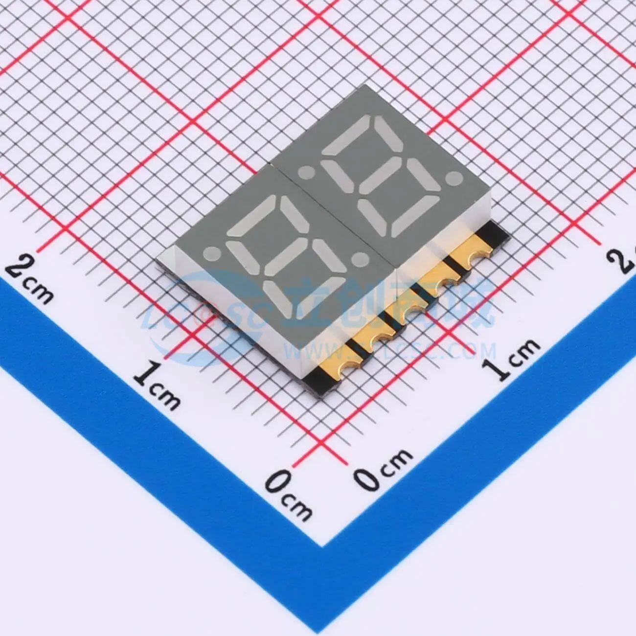 GS2821AG-G SMD,15.2x13mm贴片LED数码管可开票