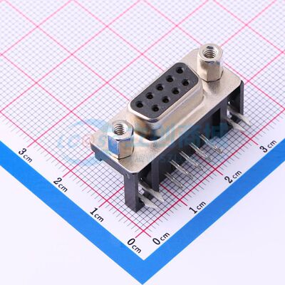 2311765-1 弯插 D-Sub/VGA连接器 9P 母座2排可开票