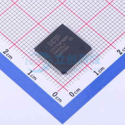 全新正品LPC1758FBD80K LQFP-80(12x12) 单片机(MCU/MPU/SOC)可开