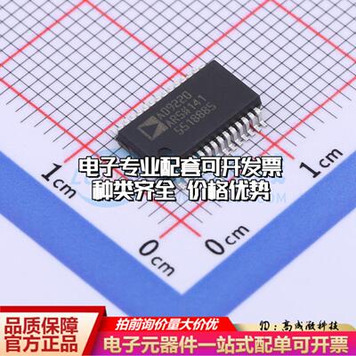 全新正品AD9220ARSZ-REEL SSOP-28-208mil 模数转换芯片ADC质量保