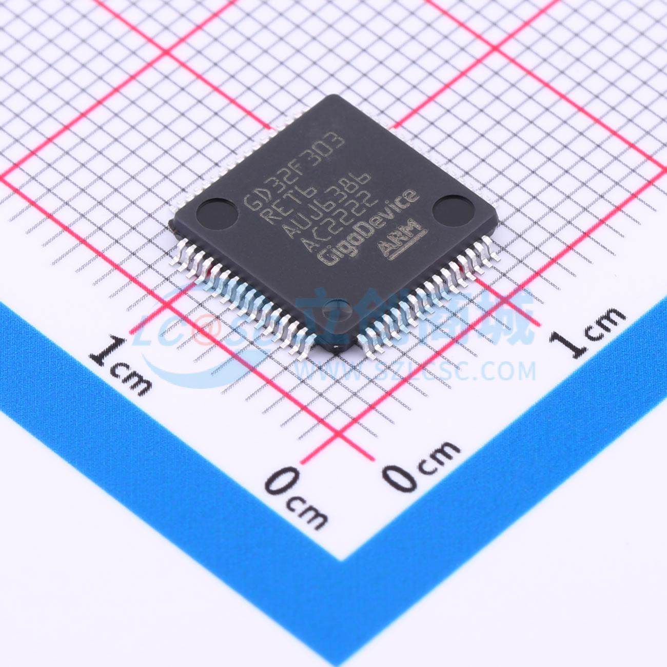 全新正品GD32F303RET6 LQFP-64(10x10) 单片机(MCU/MPU/SOC)可开