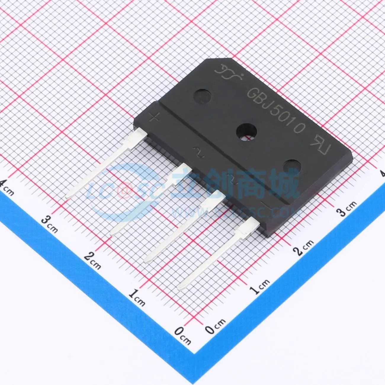 全新GBJ5010整流桥 封装：6KBJ 耐压:1000V 电流:50A可开票