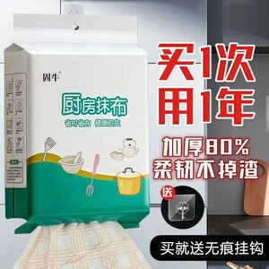 悬挂式懒人抹布加厚款干湿两用