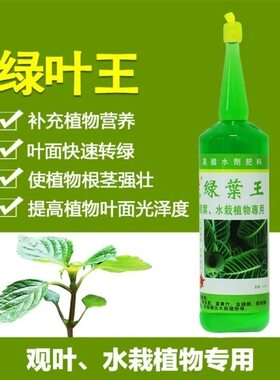 绿叶王营养液通用型绿萝观音竹富贵竹营养液养花水培土培植物通用