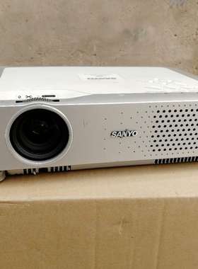 二手三洋XU2010C高清智能办公家用3D无线投屏wifi短焦投影机