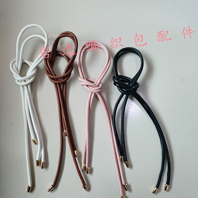 包带皮草线包包绑带手拿包带