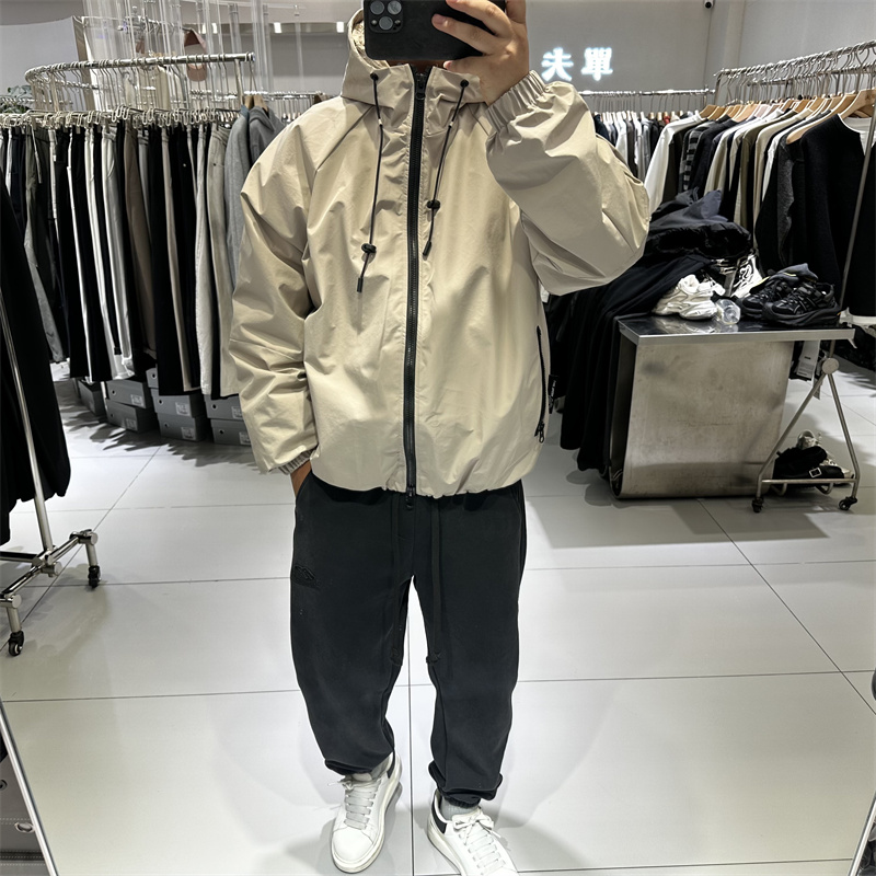 冬装潮牌男士连帽羽绒服宽松加厚保暖户外三防冲锋衣外套休闲痞帅