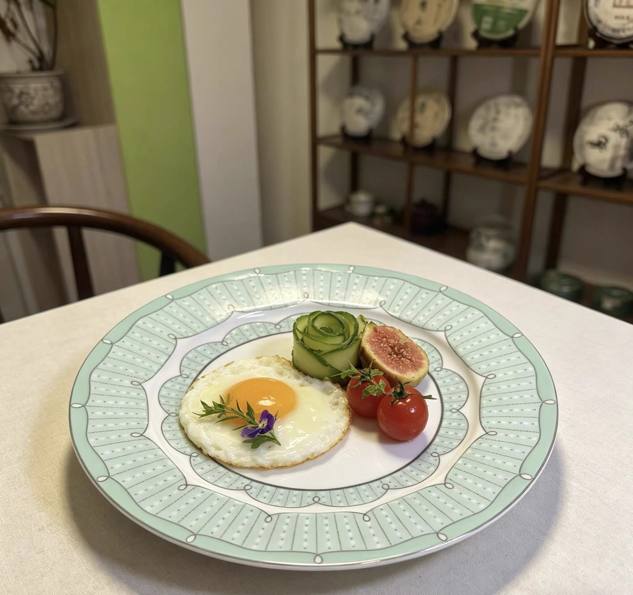 外贸出口欧式复古陶瓷餐具盘子家盘