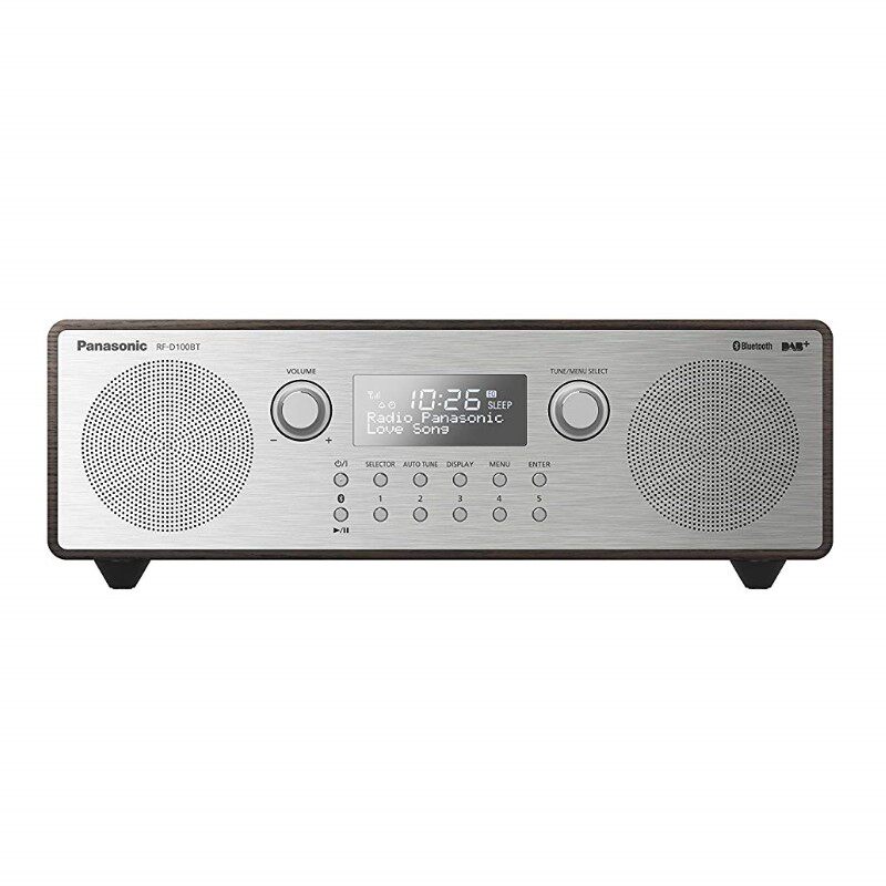 Panasonic松下RF-D100BT立体声收音机复古蓝牙音响闹钟高品质音箱