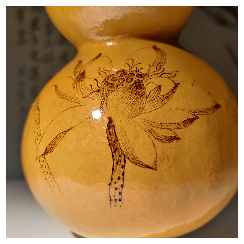 手工葫芦绘画，烙画定制