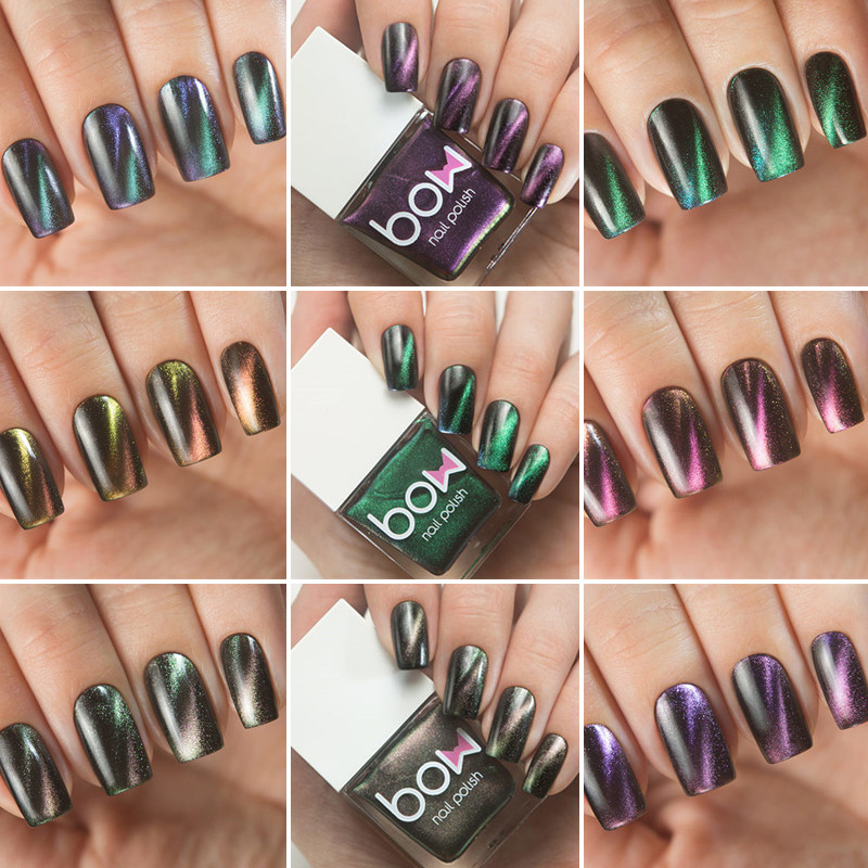 快干持久正品俄罗斯Dance legend BOW偏光磁性猫眼珠宝指甲油美甲