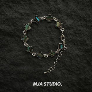 Vintage古着 Four-leaf clover手链