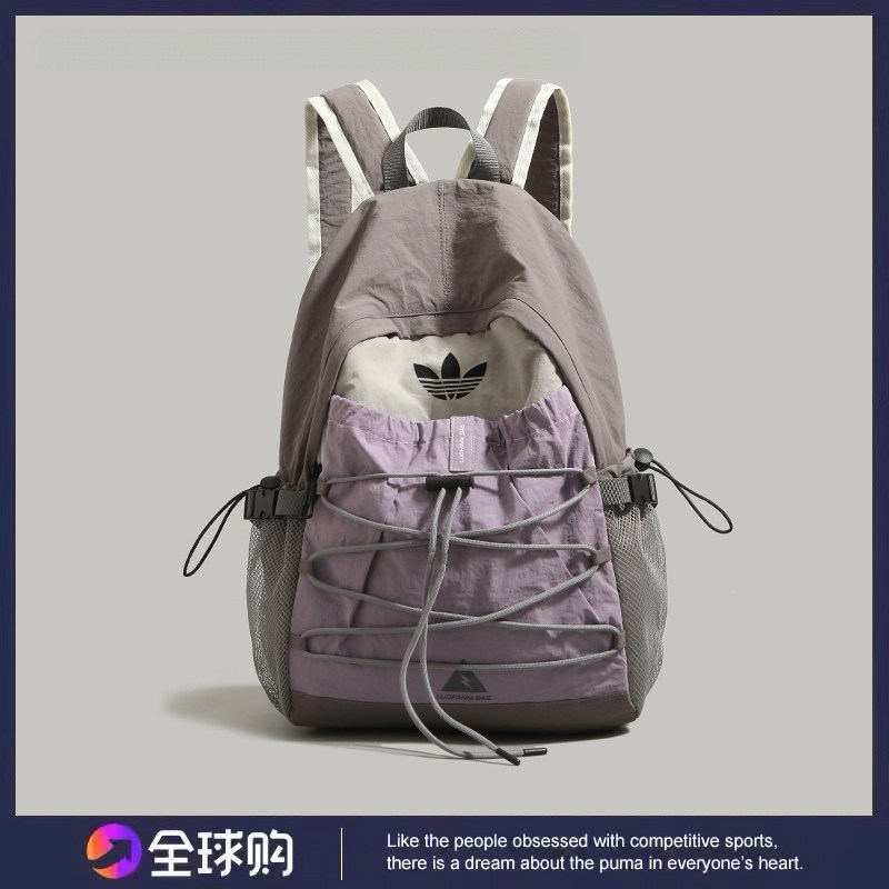 奥特莱斯撤柜清仓潮牌双肩包男女学生书包户外运动徒步背包登山包