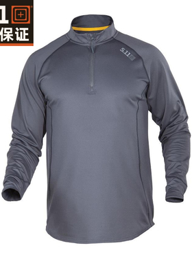 正品美国5.11半拉链吸湿排汗衣速干内衣运动打底衣511跑步服40149