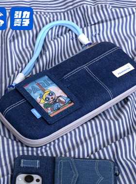 原创switch收纳包牛仔switch2收纳包oled保护套ns2硬壳引力壳子