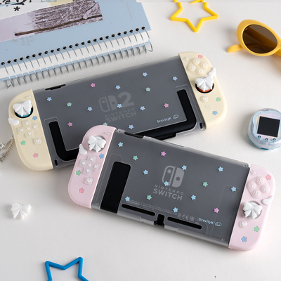 原创星星翅膀任天堂switch2保护套switch oled保护壳NS硅胶手柄