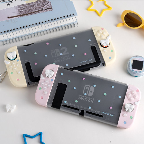 原创星星翅膀任天堂switch2保护套switch oled保护壳NS硅胶手柄