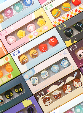 任天堂Switch摇杆帽按键帽oled配件NS硅胶手柄lite周边可爱