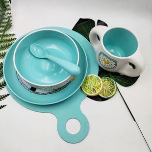 suavinex苏维妮宝宝儿童餐具礼盒5件套装辅食碗勺工具西班牙进口