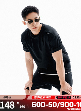 肌肉狗 运动T恤男26年新品美式简约宽松透气休闲训练服健身短袖衣