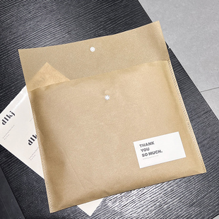 相册防尘袋按扣无纺布包装防尘包装袋定制logo文件袋环保内包装袋