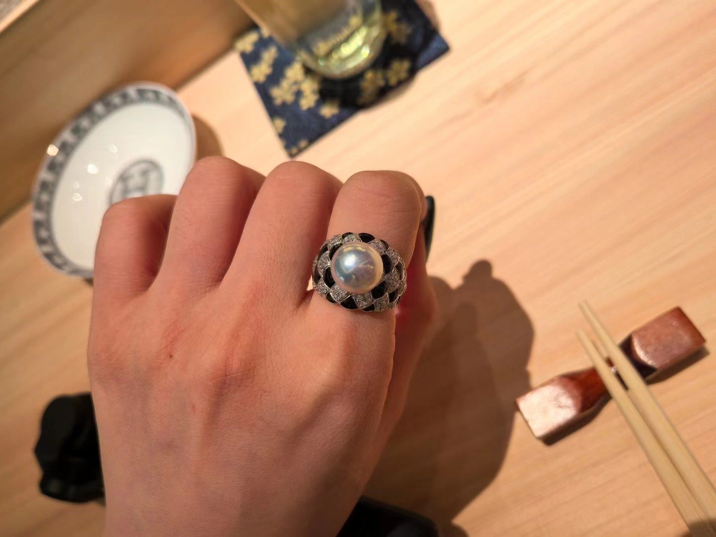 重工小香风10-11mm镜面天然珍珠戒指活口正圆无暇高品质,珠宝/钻石/翡翠,其他,淘宝优惠券,粉丝福利购,淘宝优惠卷