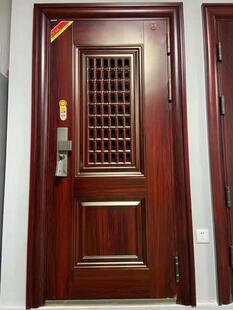 汇垚甲级10公分进户入户防盗门安全门门中门木纹转印通风门透气