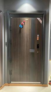 防盗门甲级门家用安全进户门入户大门内外同色现代嵌入式指纹锁新