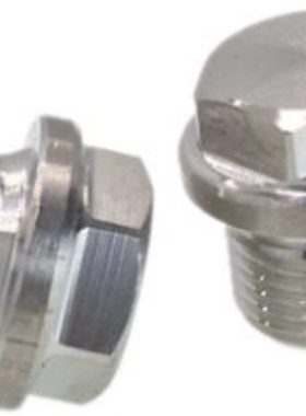 不锈钢304外六角带边堵头螺塞螺纹M8M10M12M14M16M18M20M22