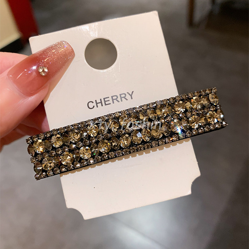 高级感捷克钻掰掰夹发夹女夹子刘海侧边夹2024新款碎发一字夹流行,饰品/流行首饰/时尚饰品新,发饰,淘宝优惠券,粉丝福利购,淘宝优惠卷