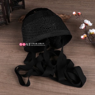 戏曲包头用品马尾道士帽混元巾帽子发网青衣花旦小生网巾高帮网子