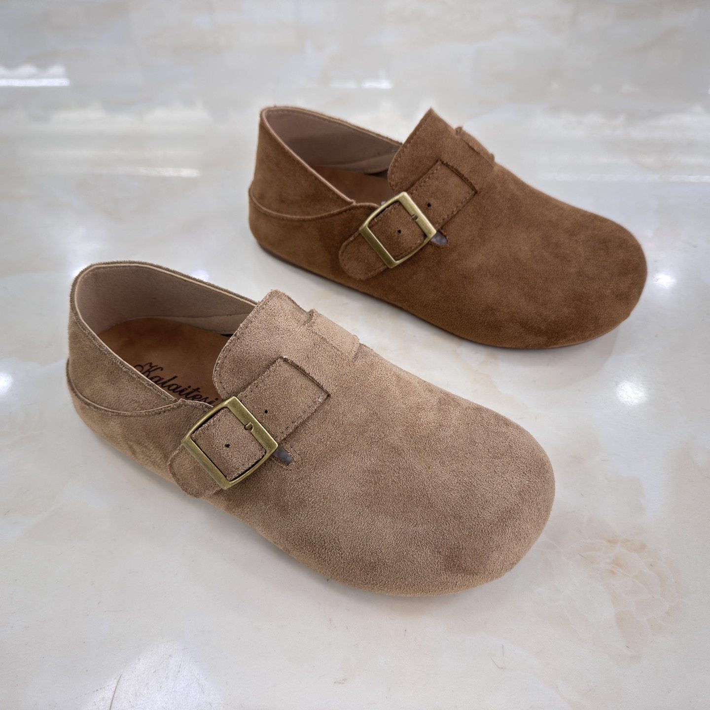 卡莱特斯勃肯鞋女平底2025新款一脚蹬懒人豆豆鞋软底女单鞋956101,女鞋,浅口单鞋,淘宝优惠券,粉丝福利购,淘宝优惠卷