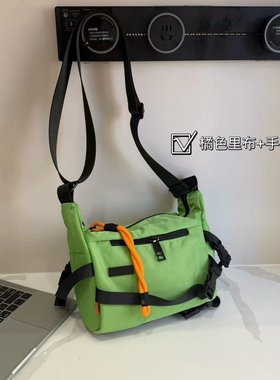 DRYWORLD韩版ins大容量潮牌斜挎包男女大学生上课通勤休闲单肩包