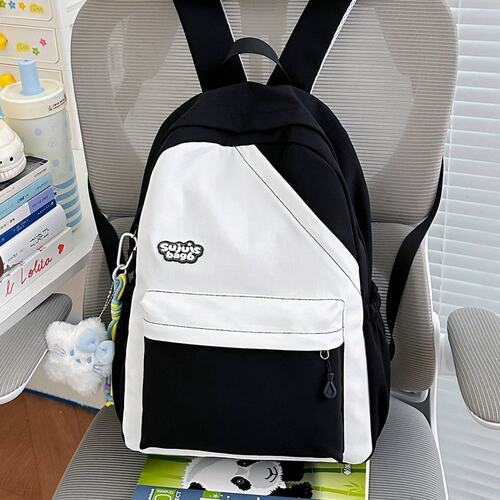 得力BB124A中号粉色蓝色小学生书包减负儿童书包透气大容量双肩包