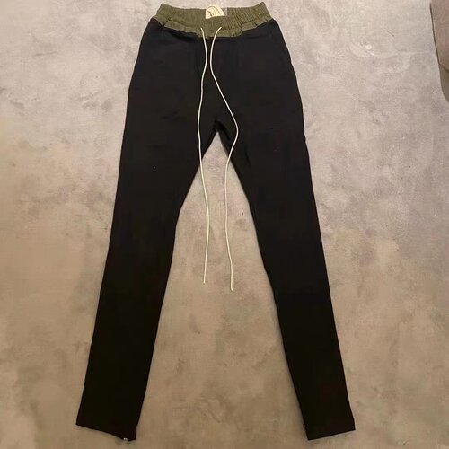 潮牌长裤高街夏季拉链撞色