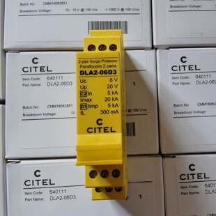 包邮法国CITEL讯号5V浪涌保护器DLA2-06D3西岱尔两通道避雷器现货