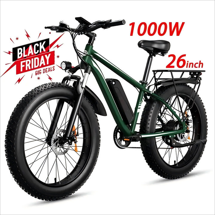 电助力26寸山地越野自行车48v1000w前后碟刹双人铝合金电动越野车
