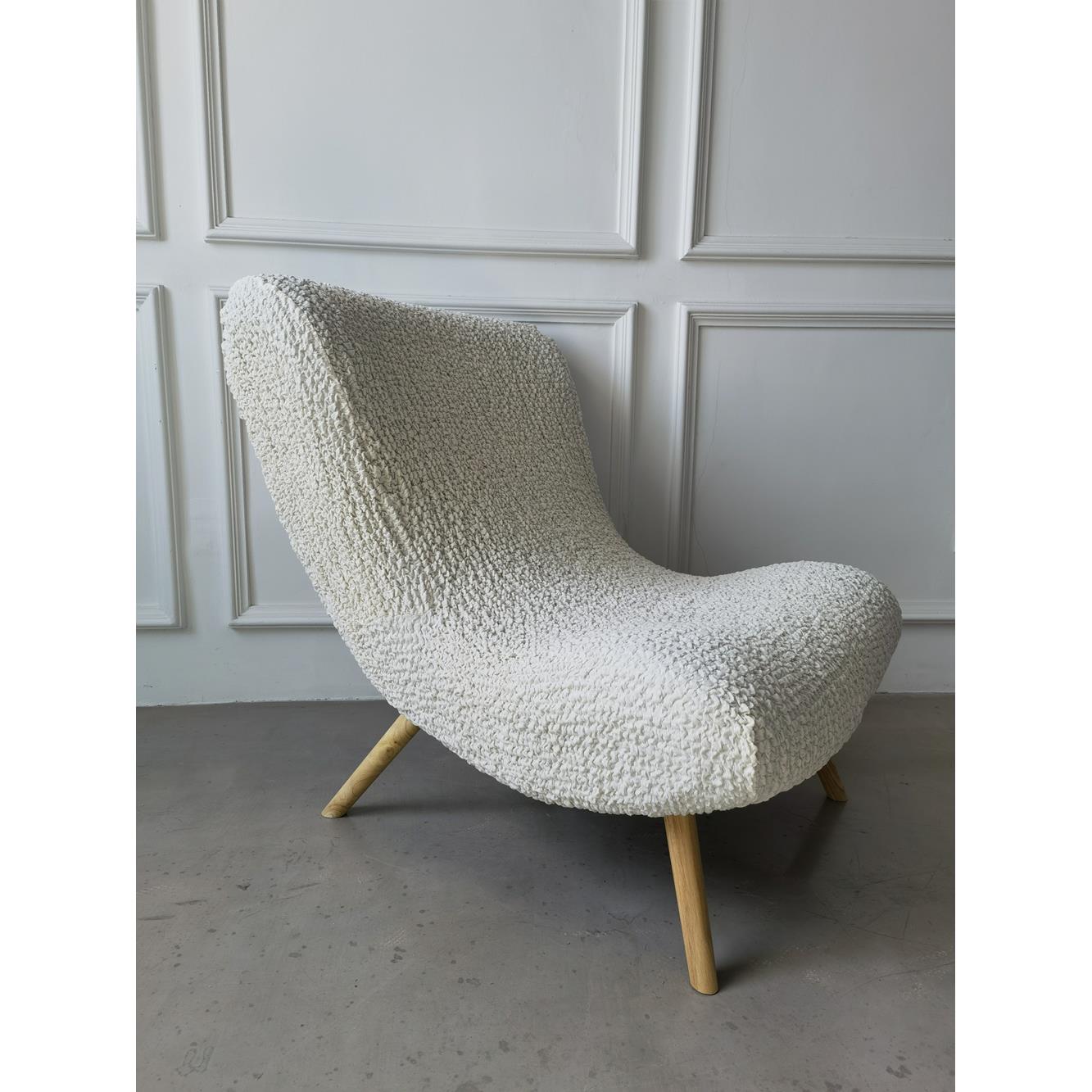 新疆包邮轻奢奶油风全包蜗牛椅套懒人沙发罩北欧单人阳台休闲椅套