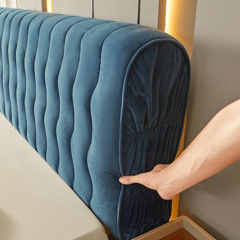 新疆包邮加厚床头套罩木床靠背软包防尘罩夹棉全包万能通用2024新