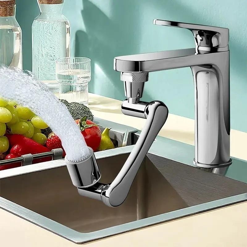 新疆包邮水龙头机械臂 万向旋转水龙头 增压起泡防溅ZQ