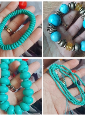 甜美风宝石镂空情侣夸张手镯