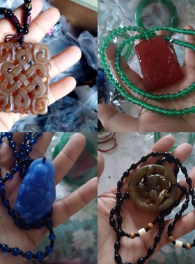 波西米亚玛瑙玉石个性项链毛衣