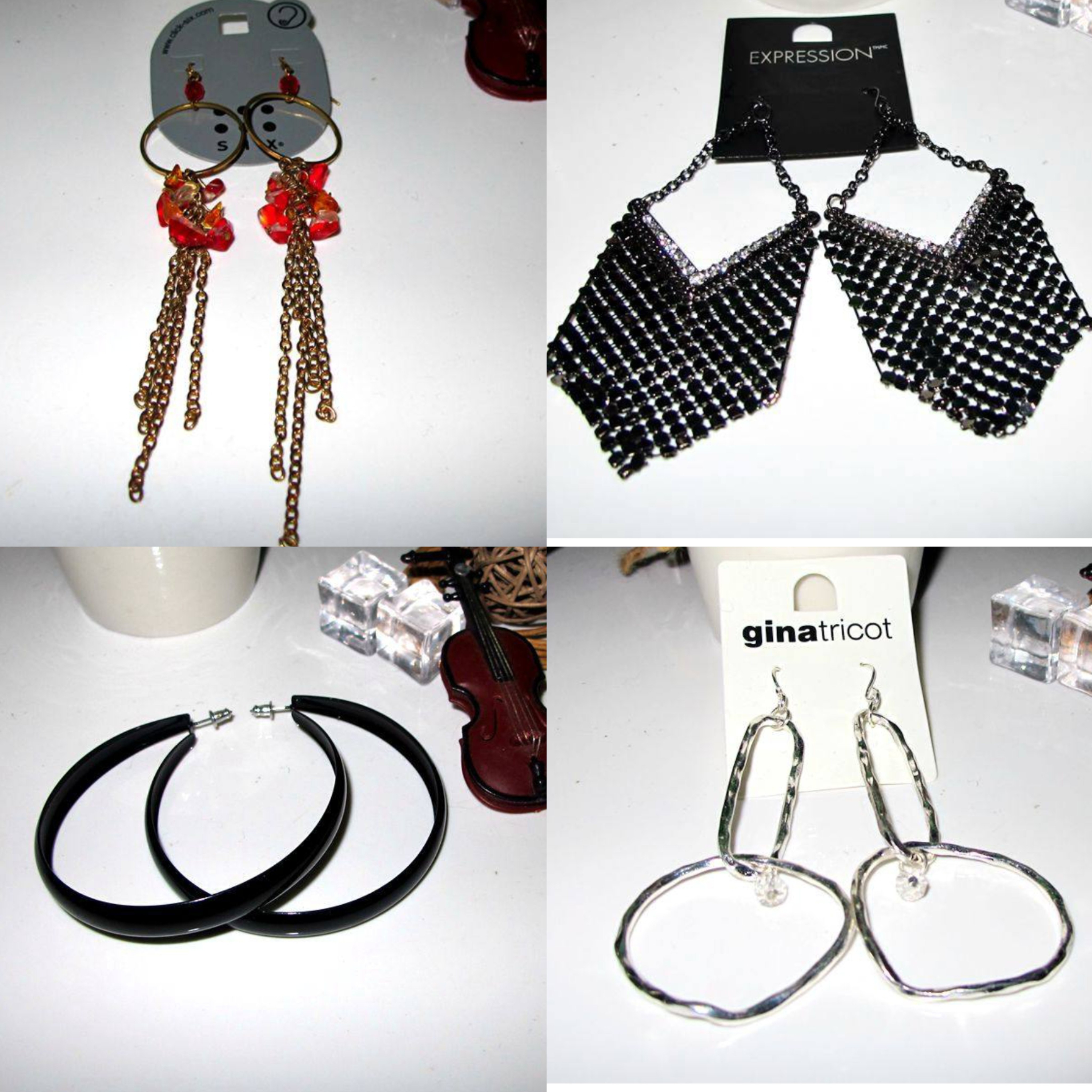 波西米亚水钻镂空多款耳环网红同款显瘦耳坠耳饰新品高级感气质