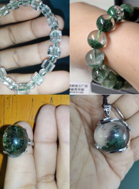 外单高档系列复古个性绿幽灵系列公主项链手串手链