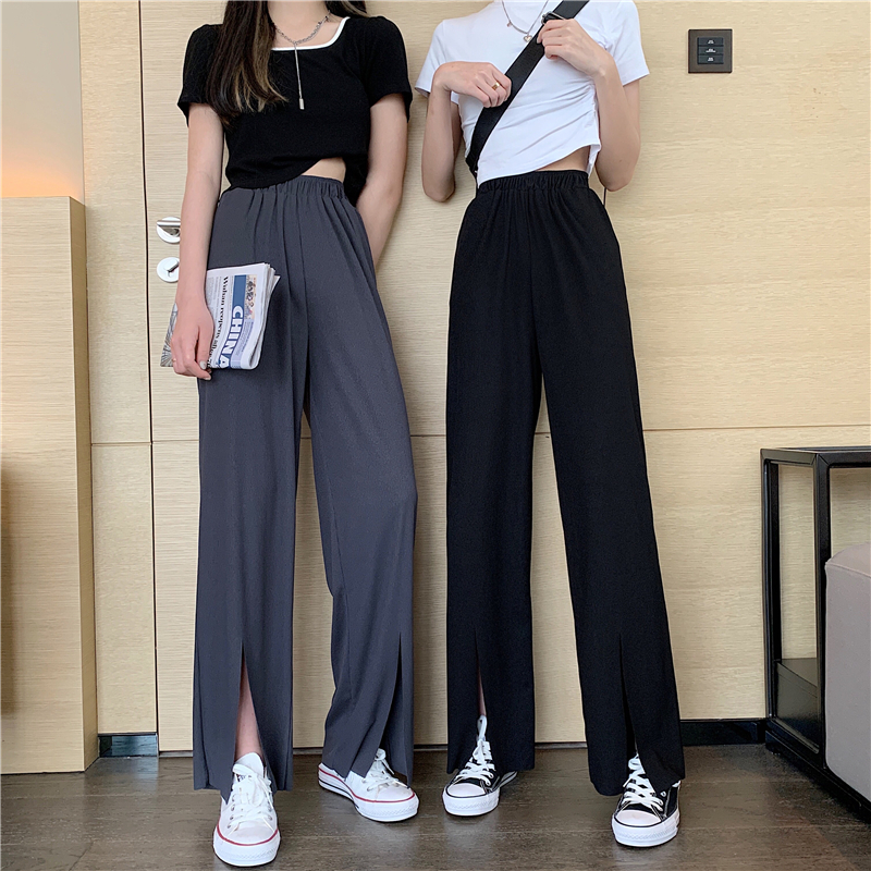 Real price new Korean loose split casual pants