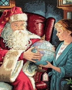 Dim08803 圣诞夜 十字绣 saga格式XSD重绘源文件电子图纸