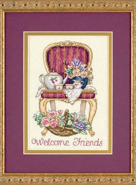 Dim06954 下午茶 十字绣 saga格式XSD重绘源文件电子图纸