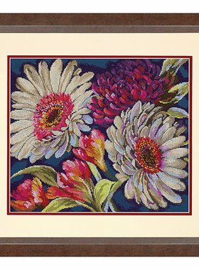 Dim70-35399 大丽花 十字绣 saga格式XSD重绘源文件电子图纸