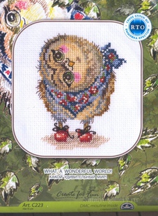 RTO C223猫头鹰 十字绣 saga格式XSD重绘源文件电子图纸